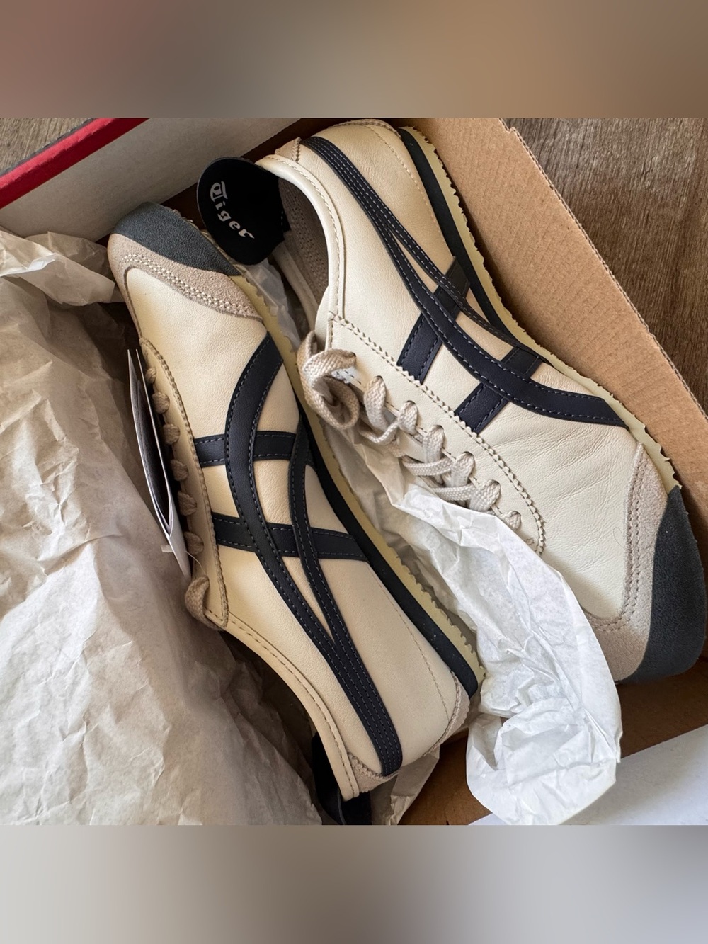 Onitsuka Tiger Mexico 66 Birch/Peacoat Sneakers - Picture 4 of 9